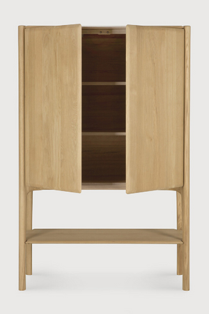   Natural Oak 2-Door Cupboard | Oroa.com