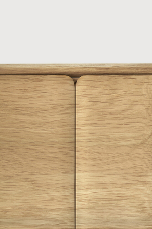   Natural Oak 2-Door Cupboard | Oroa.com