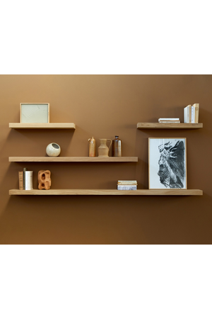   Oiled Oak Wall Shelf | Oroa.com