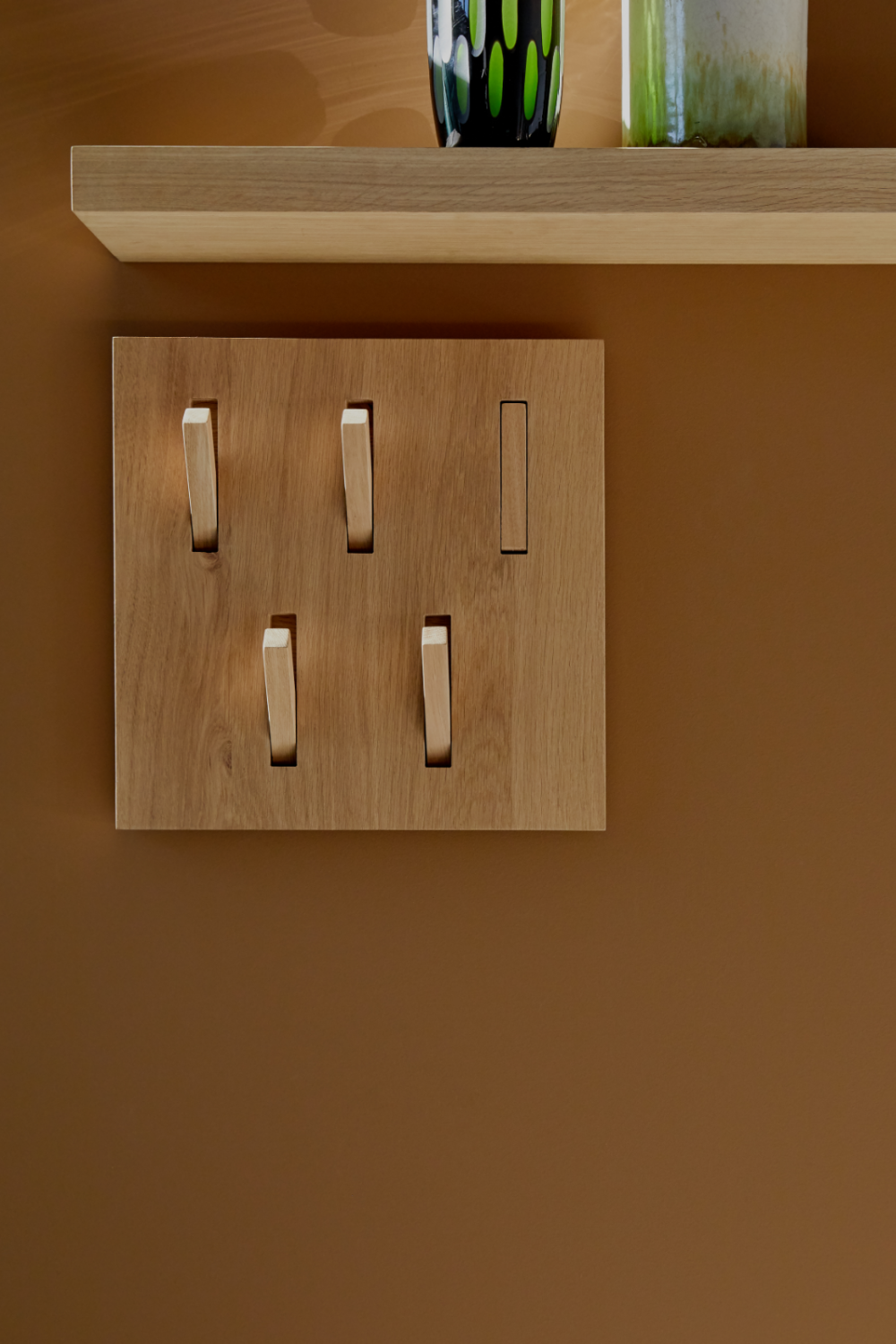   Oiled Oak Wall Shelf | Oroa.com