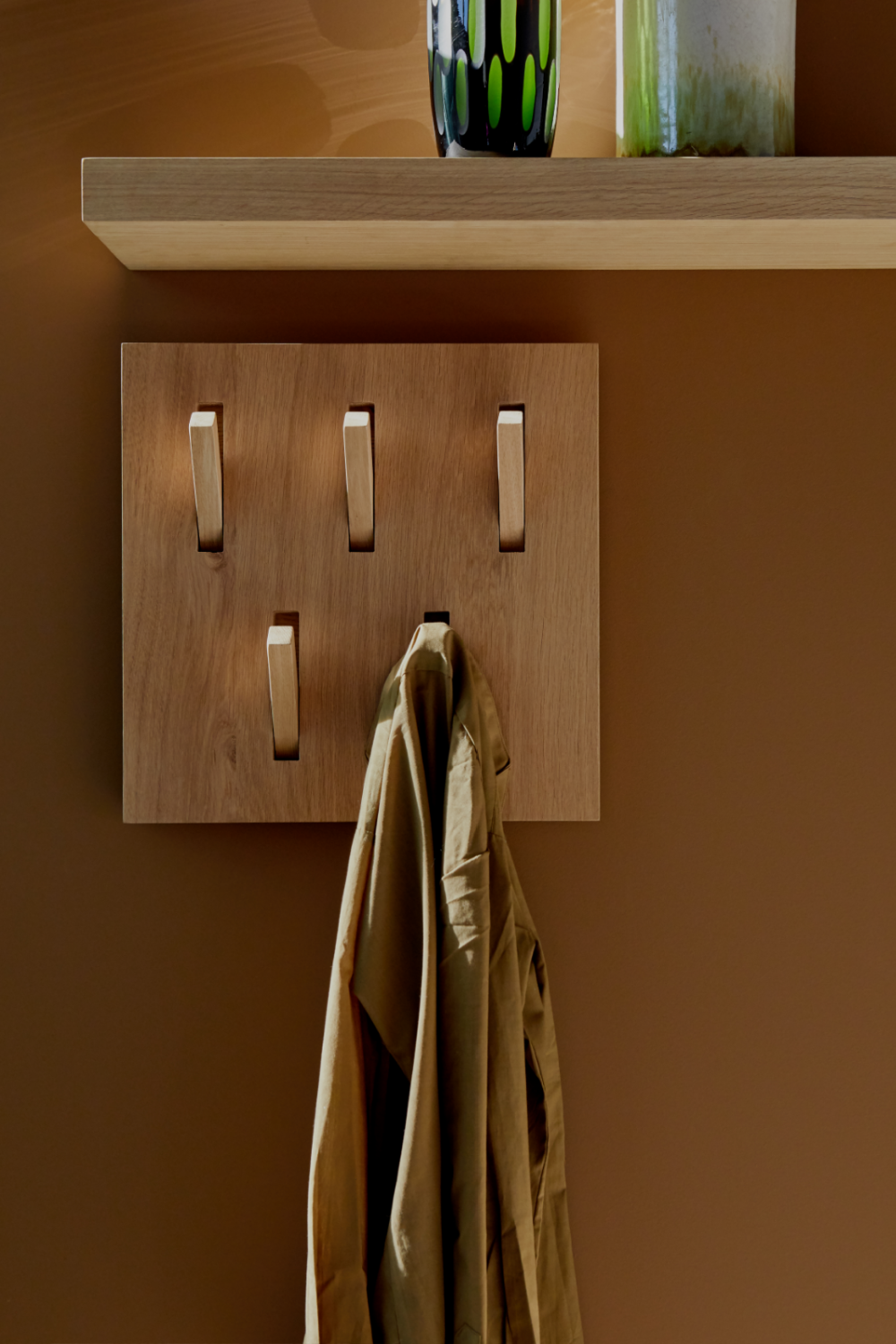   Oiled Oak Wall Shelf | Oroa.com