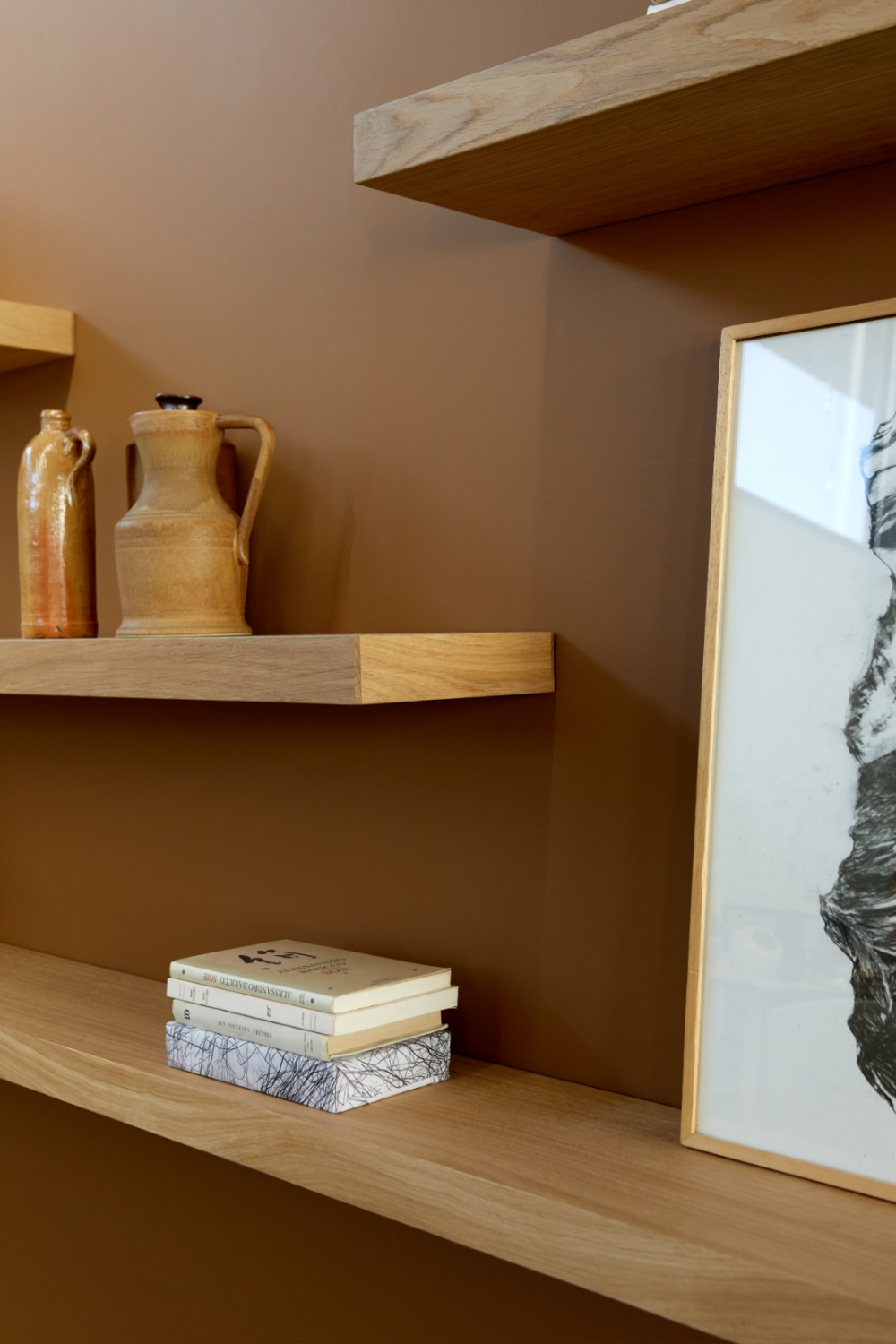   Oiled Oak Wall Shelf | Oroa.com