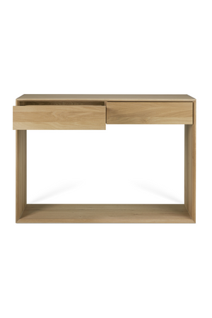   Oak 2-Drawer Console Table | Oroa.com