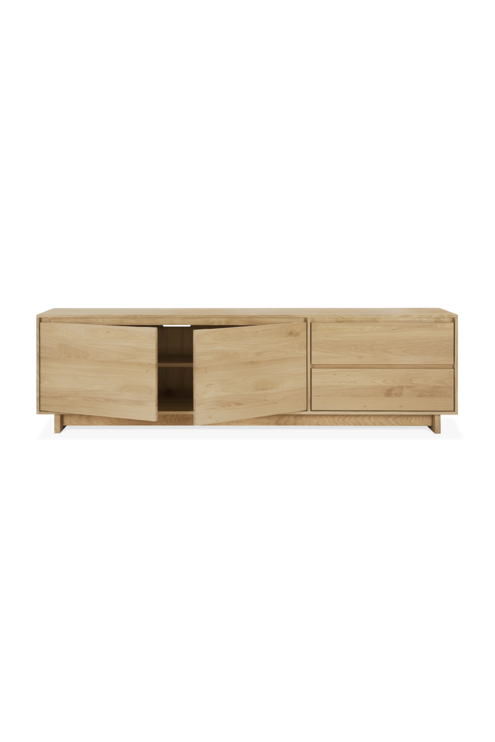   Oiled Oak TV Cabinet | Oroa.com