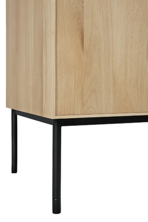   1-Door Oak Wood Cabinet | Oroa.com