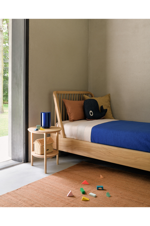   Circular Tiered Oak Side Table | Oroa.com