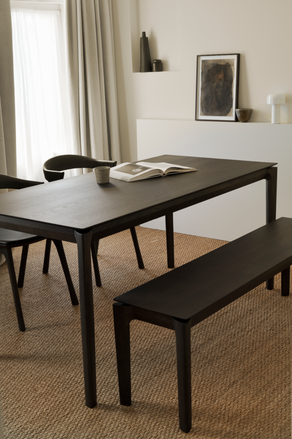   Varnished Oak Bench | Oroa.com