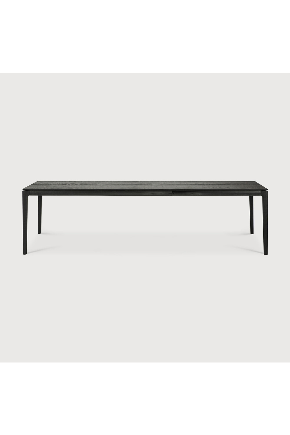   Extendable Black Oak Dining Table | Oroa.com