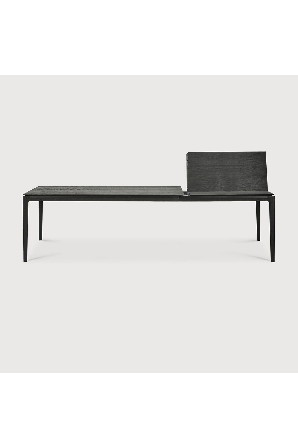   Extendable Black Oak Dining Table | Oroa.com