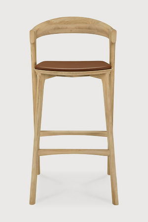   Curved Oak Bar Stool | Oroa.com