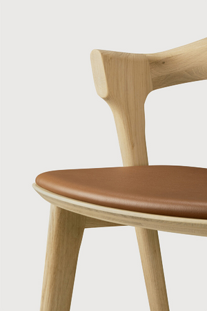   Curved Oak Bar Stool | Oroa.com