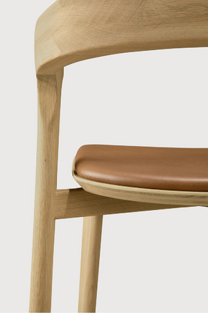   Curved Oak Counter Stool | Oroa.com