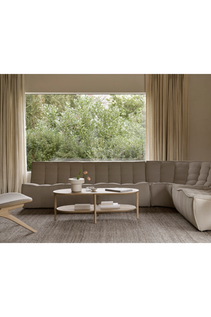   Solid Oak Oval Coffee Table | Oroa.com