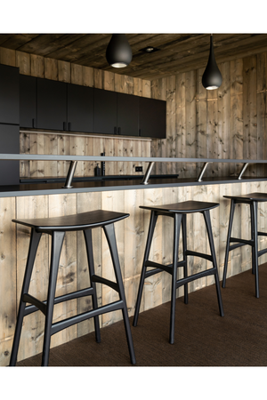   Oak Backless Bar Stool | Oroa.com