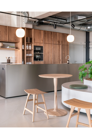   Modern Oak Counter Stool | Oroa.com
