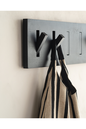   Black Solid Oak Wall Hanger | Oroa.com