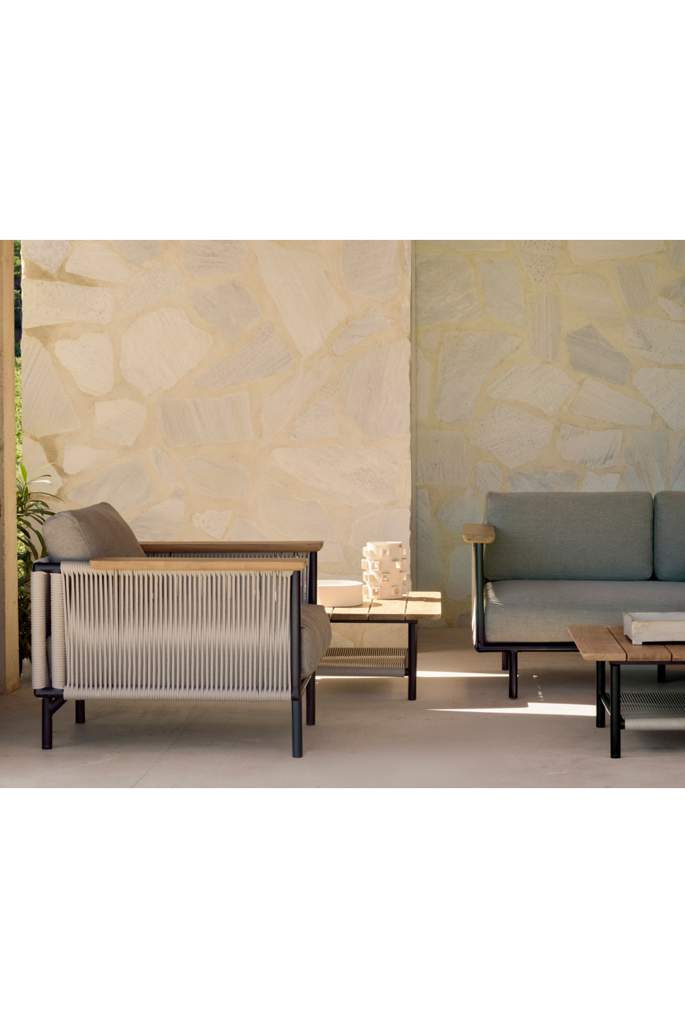   Woven Cord Outdoor Lounge Chair | Oroa.com