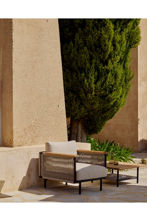   Woven Cord Outdoor Coffee Table | Oroa.com