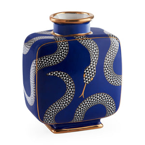   Blue Porcelain Square Vase | Oroa.com