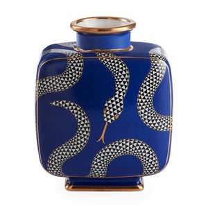   Blue Porcelain Square Vase | Oroa.com