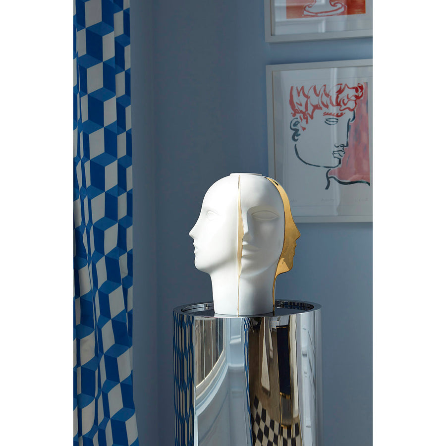   Half Visage Porcelain Vase | Oroa.com