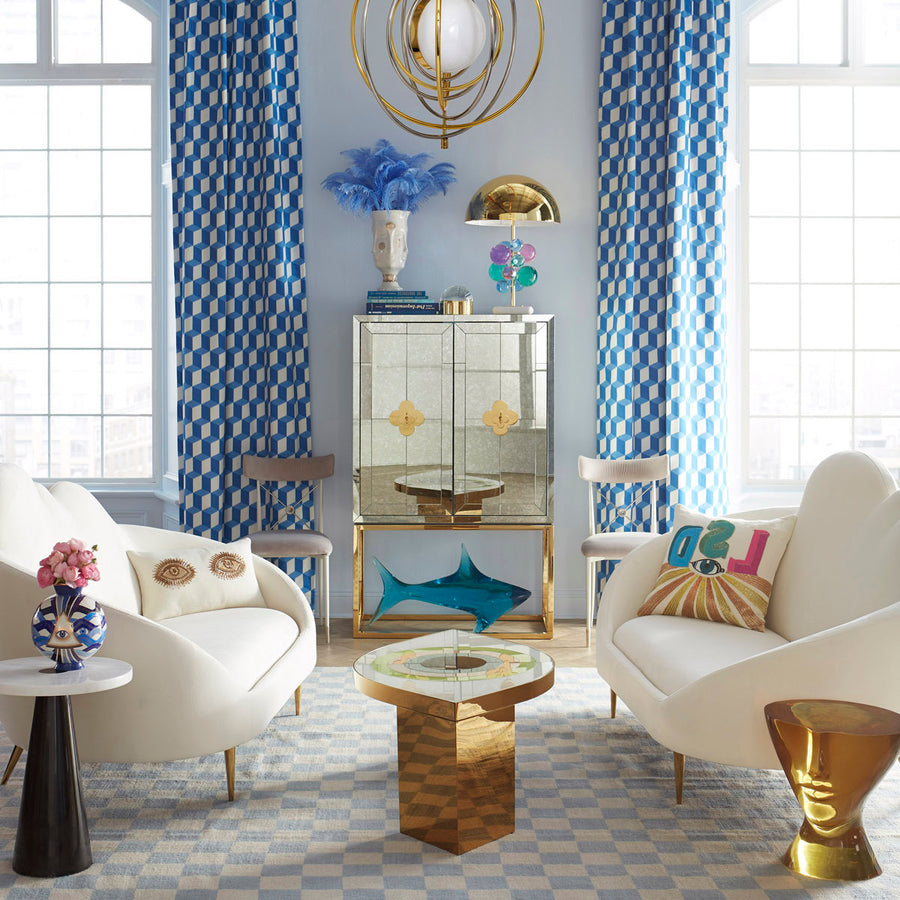   Orange Acrylic Accent Table | Oroa.com