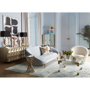   Mirrored Glass Accent Table | Oroa.com
