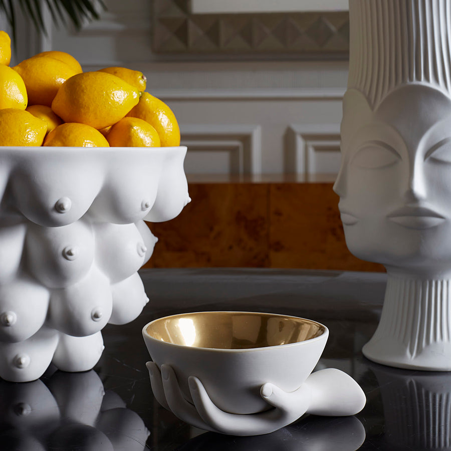   Porcelain Hand Accent Bowl | Oroa.com