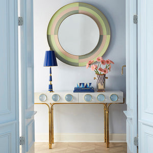   Brass Accent Lacquered Buffet Lamp | Oroa.com