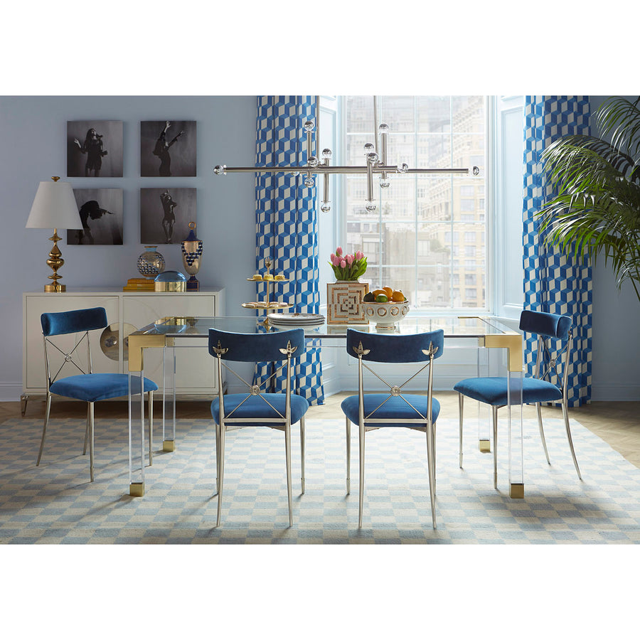   Lucite Accent Linear Chandelier | Oroa.com