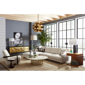   Golden Orb Leg Club Chair | Oroa.com