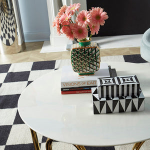   Black & White Lacquer Box M | Oroa.com