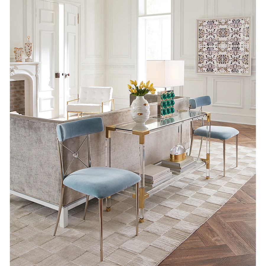   Clear Acrylic Framed Console | Oroa.com