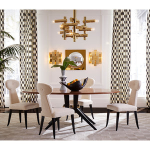   Stacked Metallic Tubes Chandelier | Oroa.com