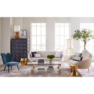   Two-Tier Glass Cocktail Table | Oroa.com