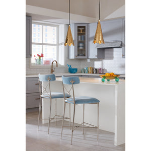   Velvet Counter Stool | Oroa.com