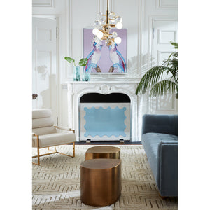   Antique Brass End Table | Oroa.com