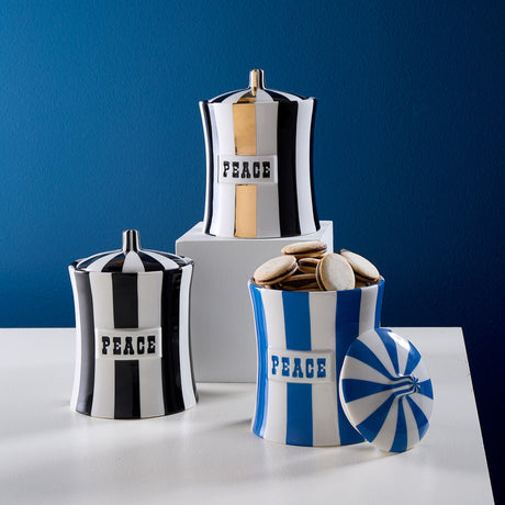   Gilded Porcelain Canister | Oroa.com
