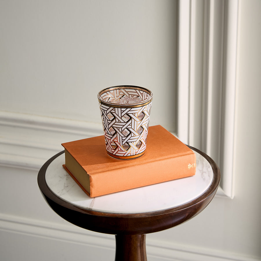   Gold Accent Glassware Set (4) | Oroa.com
