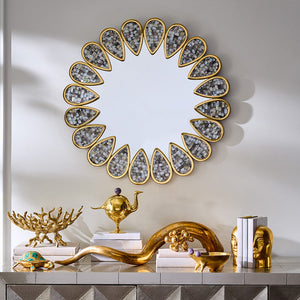   Gray Mother of Pearl Mirror | Oroa.com