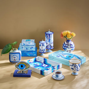   Gilded Porcelain Pedestal Bowl | Oroa.com