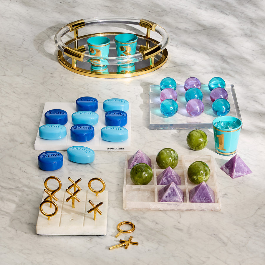 Acrylic Spheres Tic-Tac-Toe Set | Jonathan Adler | Oroa.com