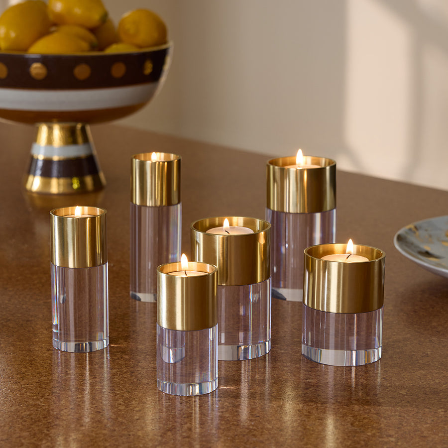   Cylindrical Candle Holder Set (6) | Oroa.com