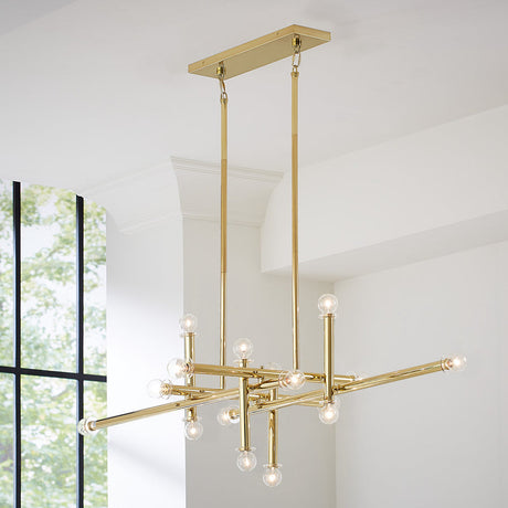   Lucite Accent Linear Chandelier | Oroa.com