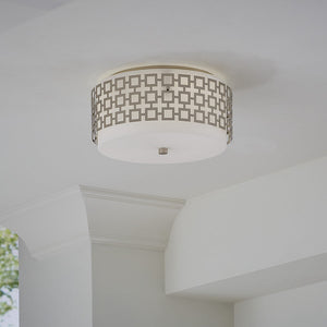   Laser-Cut Metal Framed Ceiling Lamp | Oroa.com