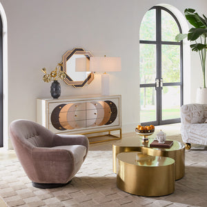   Mirrored Glass 6-Drawer Sideboard | Oroa.com