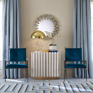   Gray Mother of Pearl Mirror | Oroa.com