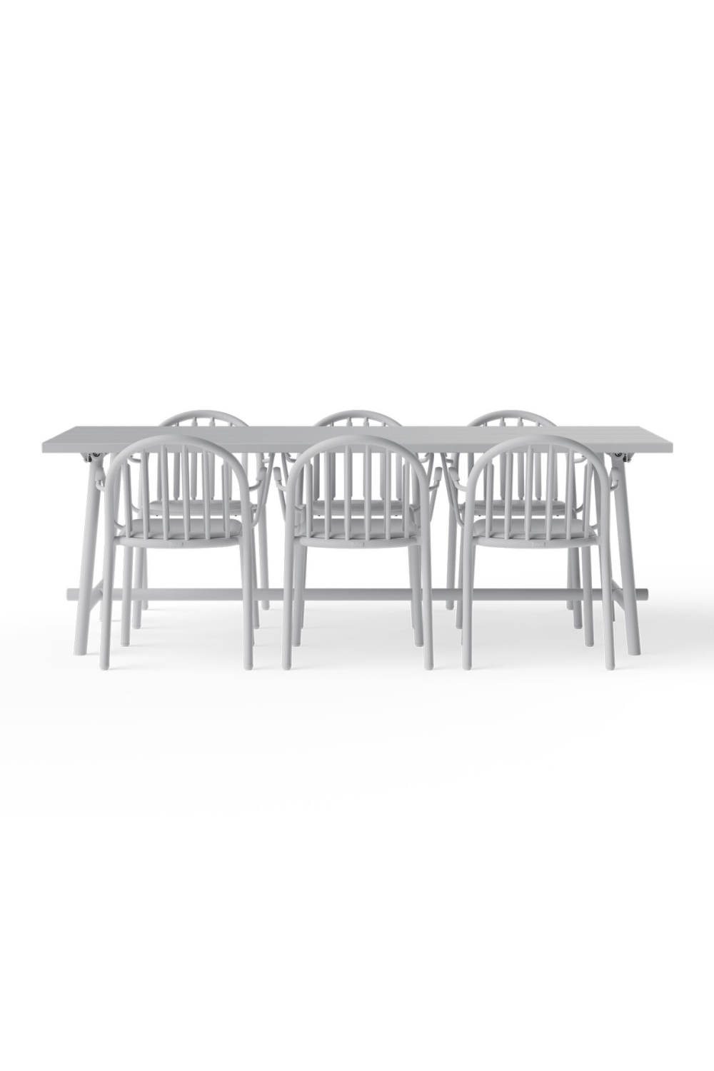   Aluminum 6-Seater Outdoor Table | Oroa.com