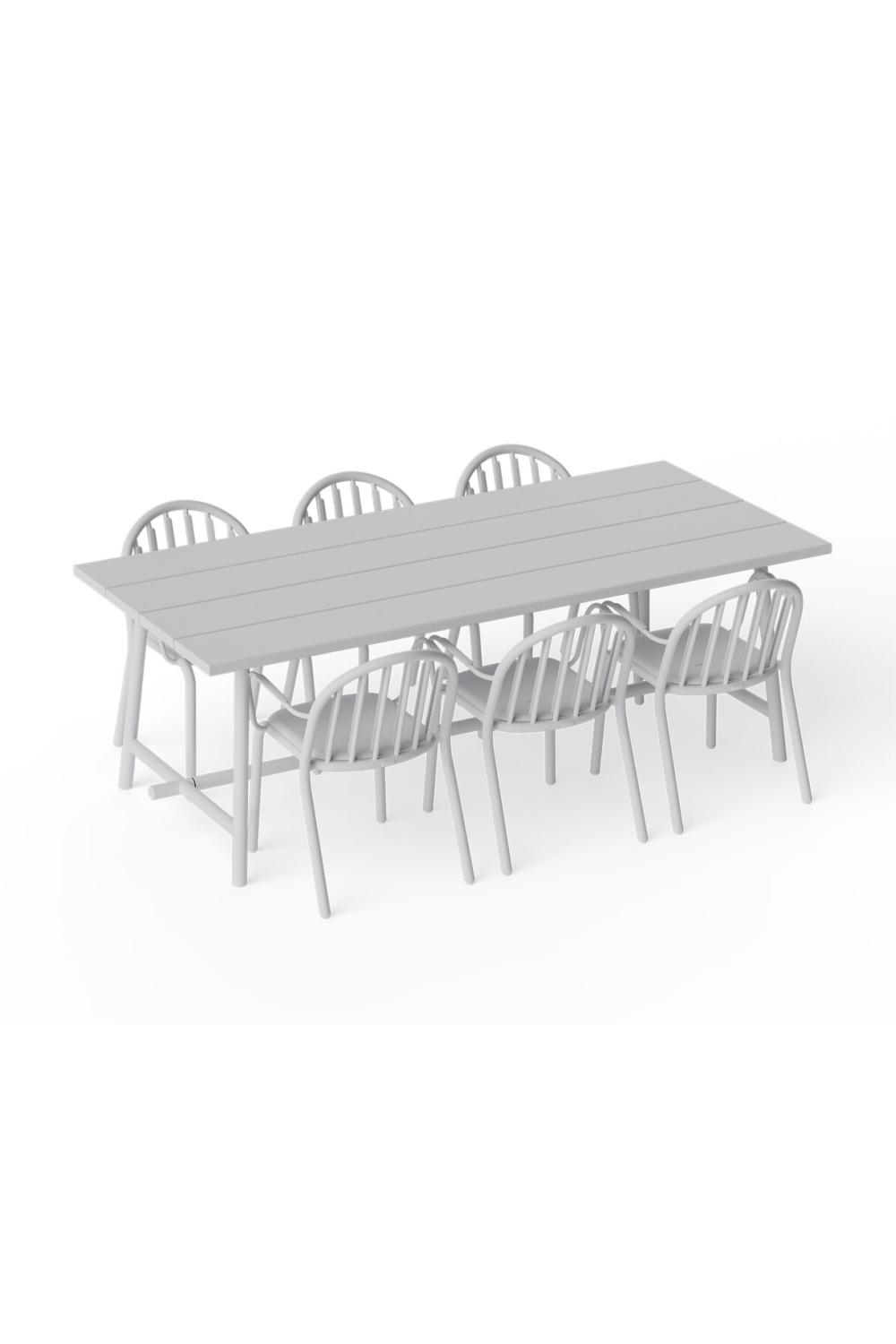  Aluminum 6-Seater Outdoor Table | Oroa.com