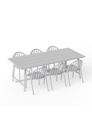   Aluminum 6-Seater Outdoor Table | Oroa.com